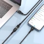 Кабель Hoco Cable USB-C to USB-C U107 Female 3A 1.2m Black фото 3