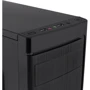 Корпус LogicPower 2006 400W Black: Материал передней панели пластик
