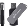 USB-флешка eXceleram 64GB P2 Series USB 2.0 Grey/Black (EXP2U2GB64) фото 3