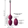 Вагинальные шарики Dorcel LOVE BALLS PLUM