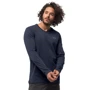 Лонгслів Jack Wolfskin Essential Longsleeve Men 1806041-1010 XXL темно-синій: Вид Лонгсливы