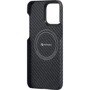 Чехол для iPhone Pitaka MagEZ Case 4 Twill 1500D Black/Grey (KI1501P) for iPhone 15 Pro