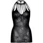 Ажурное платье-сетка Leg Avenue Lace mini dress with cut-outs Black, one size