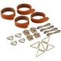 Набор для связывания LOCKINK Hogtie Set - Brown