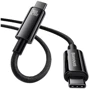 Кабель Baseus Cable USB-C to USB-C Tungsten Gold 240W 3m Black (CAWJ040201): Тип USB-C - USB-C