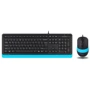 Комплект проводной A4Tech Fstyler F1010 Black/Blue