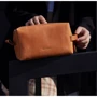 Косметичка INCARNE New Limit Никель Коньяк L 24x16x11 см фото 4