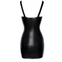 Платье Noir Handmade F254 Powerwetlook mini-dress Вlack, 3XL