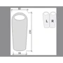 Спальный мешок Terra Incognita Compact 1400 (L) (синий/серый): Верхняя температура комфорта +14