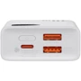 Внешний аккумулятор Baseus Power Bank 10000mAh Adaman 2 Digital Display Fast Charge Power Bank 30W White (PPAD040002): Емкость батареи, мАч 10000