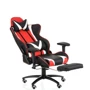 Кресло геймерское Special4You ExtremeRace black/red/white with footrest (E6460) фото 4