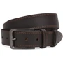 Мужской ремень Borsa Leather коричневый (Cv1gnn14-125)
