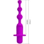 Анальная цепочка с вибрацией Pretty Love Hermosa Anal Beads Purple