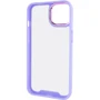 Чохол для iPhone Epik TPU+PC Lyon Case Purple для iPhone 14 Plus: Тип чохла накладка на заднюю часть