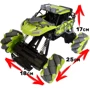 Трюковая Машинка Вездеход на р/у с пультом Fever Buggy 4WD 4x4, зеленая (SL-198A-PG)