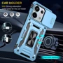 Чехол для телефонов Mobile Case Camshield Army Ring Light Blue for Xiaomi Redmi Note 13 4G: Цвет голубой