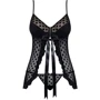 Комплект Obsessive Dotina babydoll, S/M