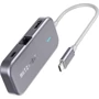 Адаптер BlitzWolf Adapter USB-C to USB-C + 3xUSB + HDMI + RJ45 Grey (BW-TH10): Колір сірий
