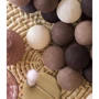 Гирлянда Cotton ball lights на 10 шаров 2,7м, Brown: Количество ламп 10