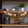 Гирлянда Cotton ball lights на 20 шаров 3,8м, Clay: Длина, м 3.8
