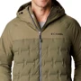 Пуховик Columbia Grand Trek™ Down Jacket 1864526-397 50 зелений зимовий з капюшоном: Тип застібки На молнии