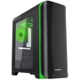 Корпус GameMax H602 Black Green (H602-BK)