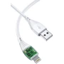 Кабель T-PHOX USB Cable to Lightning Nature 3A 1.2m White (T-L830 White) фото 4