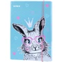 Папка для тетрадей Kite K21-210-1 Cute Bunny В5 на резинке картон