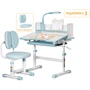 Комплект меблів ErgoKids стіл + стілець + полиця + лампа BD-24 Blue (арт. BD-24 BL): Ширина стільниці, см 79