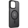 Чехол для iPhone Mobile Case TPU+PC Metal Buttons with MagSafe Colorful Black for iPhone 14: Цвет черный
