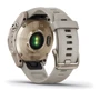 Смарт-годинник Garmin Fenix 7S Sapphire Solar Cream Gold Titanium with Light Sand Band (010-02539-21) фото 9
