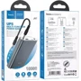 Внешний аккумулятор Hoco Power Bank 10000mAh J97 UPS Metal Grey фото 6