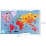 Магнитная карта Мира Hello World MiDeer MD1018