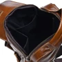Мужская сумка планшет Borsa Leather коричневая (K15027-brown): Застежка Молния
