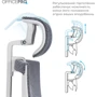 Офісне крісло OfficePro Balance OC620-W-DG-DG: Оснащення З коліщатками, З хрестовиною, Поперековий валик, підлокітники, Підголівник