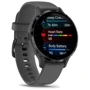 Смарт-часы Garmin Venu 3S Slate Stainless Steel Bezel with Pebble Grey Case and Silicone Band (010-02785-00): Время работы до 14 дней