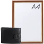 Мужское портмоне DNK Leather черное (DNKN035L-CCF-black): Пол Мужской