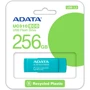 USB-флешка ADATA 256GB UC310 Eco USB 3.2 Green (UC310E-256G-RGN): Вес 9 г