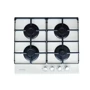 Варильна поверхня газова Borgio 6270 (White Glass): Кількість конфорок 4