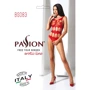 Сексуальный боди с вырезами Passion BS083 red
