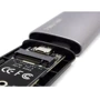 Аксесуар для накопичувача Frime для M.2 NVMe PCIe Metal USB 3.2 (TYPE-C) Silver (FHE401.M2UC): Тип аксесуара Внешний карман