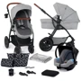 Универсальная коляска 3 в 1 Kinderkraft Xmoov CT Light Gray (KSXMOV00LGR3000)