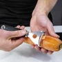 Овочечистка з горизонтальним лезом Kitchen Craft Masterclass Soft Grip (MCSGNWYP): Рукоятка ABS пластик