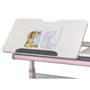 Детский стол ErgoKids с полкой розовый (TH-310 W/PN + BD-S30 PN): Особенности Регулировка угла наклона столешницы, Регулировка высоты