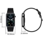 Смарт-часы Kumi U3 Black: Емкость батареи, мАч 180