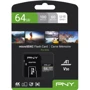 Карта пам'яті PNY 64GB microSDXC Class 10 U3 PRO Elite + adapter (P-SDU64GV31100PRO-GE): Обсяг 64 ГБ
