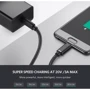 Кабель UGREEN USB-C to USB-C US286 3A 60W 1.5m Black фото 5