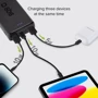 Зовнішній акумулятор SBS Power Bank 20000mAh 2.1A Black (TTBB20000FASTK): Особливості Компактний розмір, індикатор заряду