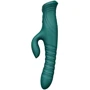 Пульсатор-кролик с вибрацией Zalo Mose 2 Turquoise Green