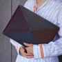 INCARNE Handmade Leather Laptop bag Mosaic Twilight (Blue/Bordo/Brown/Grey) for MacBook Air 15" M3 | M2 (2024 | 2023): Цвет разноцветный